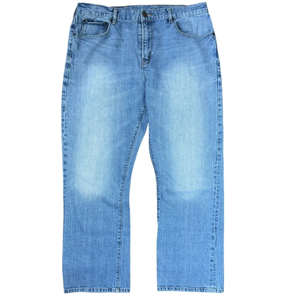 Gap Premium Easy Men's‎ Jeans Size 38x30 Light Wash Denim Classic Casual